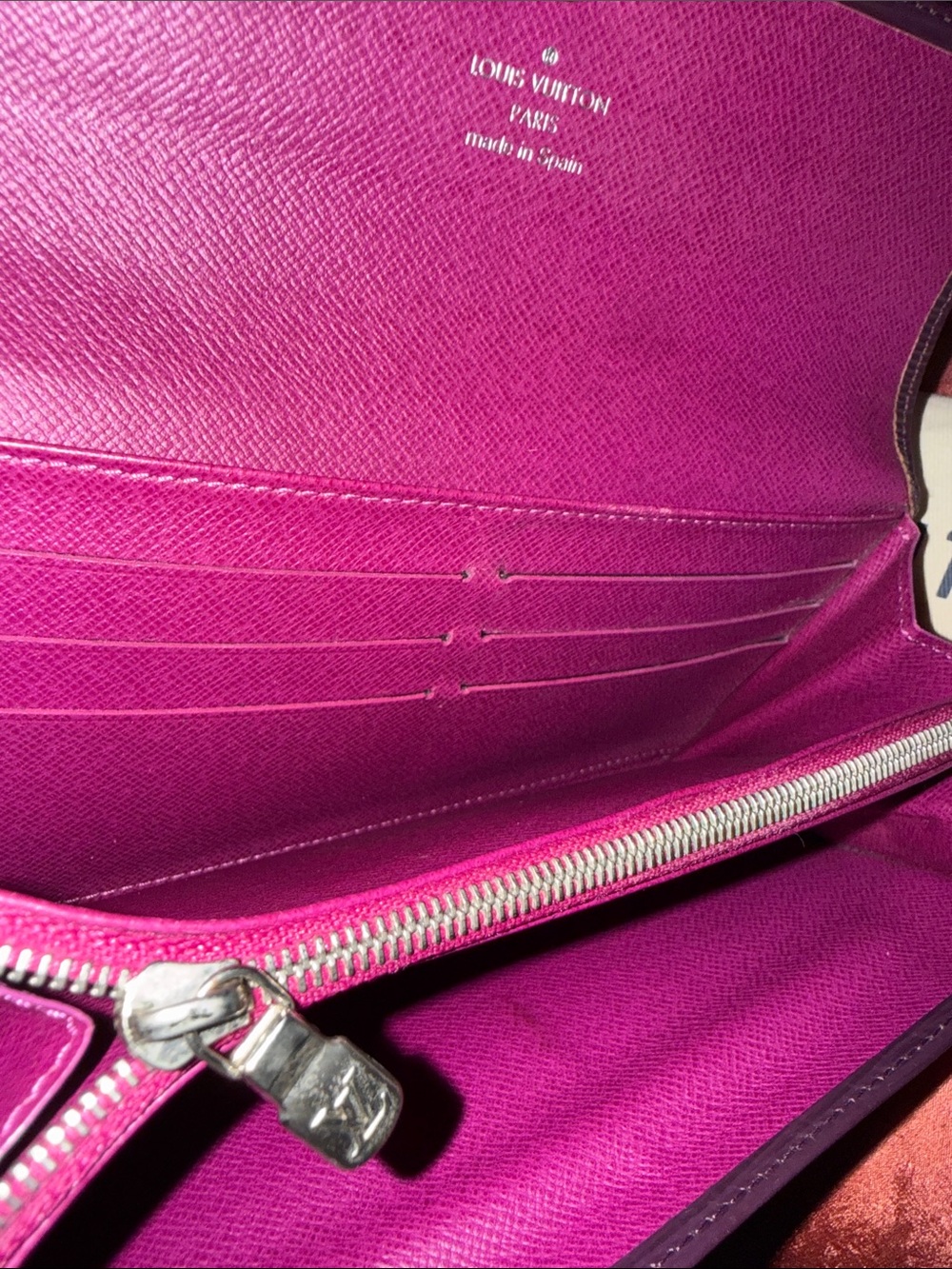 Louis Vuitton Magenta Epi Leather Continental Wallet - Picture 3 of 16